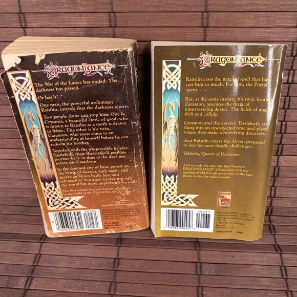 Lot Of 8 Dragonlance Tales Legend Heroes Darksword Prophet Weis Hickman - Picture 6 of 10